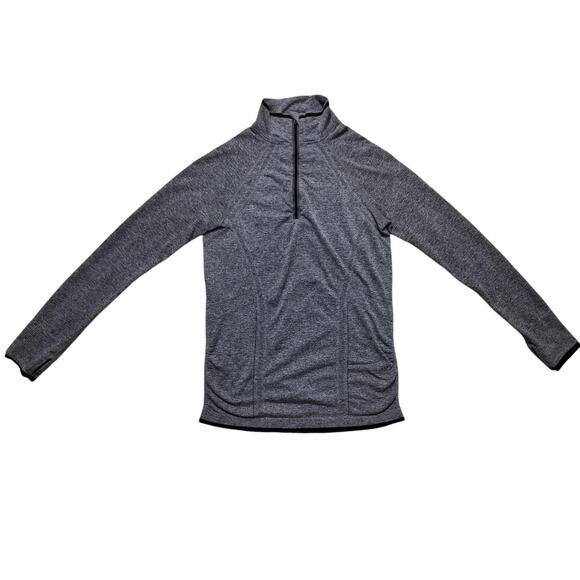 Athleta womens 1/4 zip pullover long sleeve active top gray size XS - Picture 3 of 14